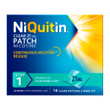 NiQuitin Clear 21mg Patches Step One