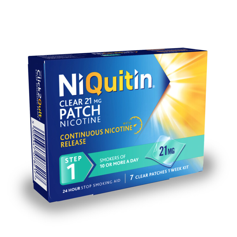 NiQuitin Clear 21mg Patches Step One