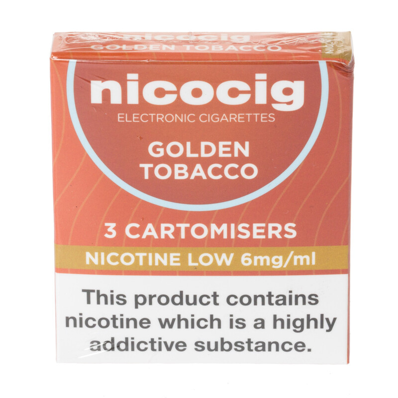 Nicocig Cartomiser Golden Tobacco Low 6mg