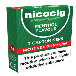  Nicocig Cartomiser Menthol High 16mg 