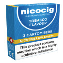  Nicocig Cartomiser Tobacco Low 6mg 