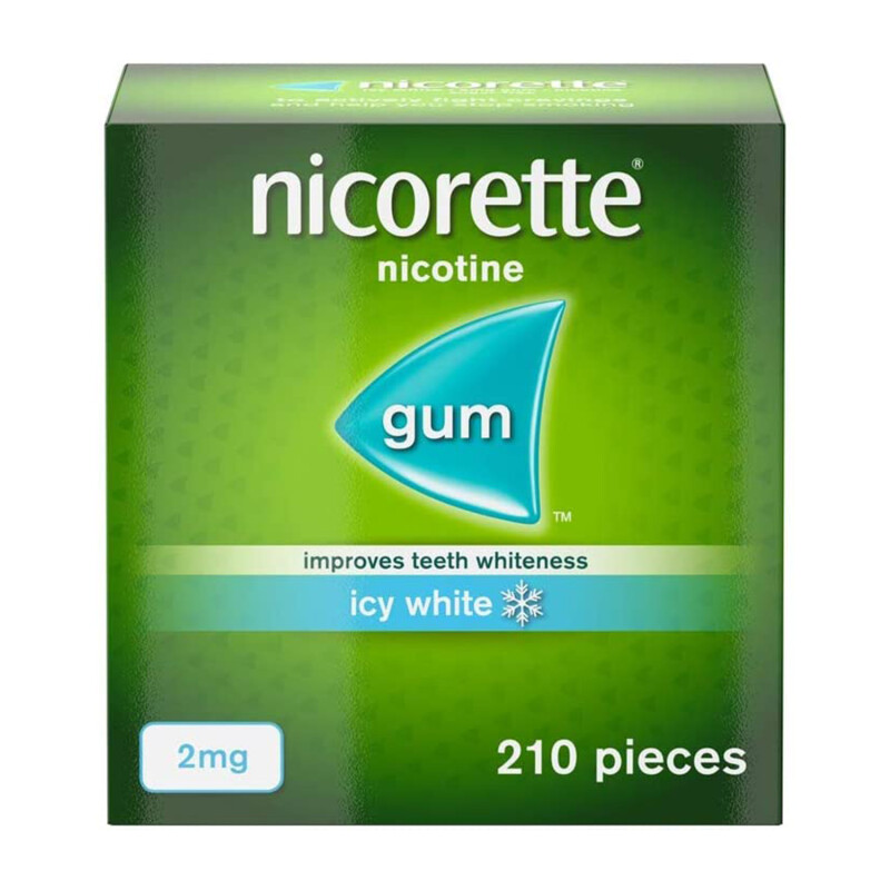 Nicorette Gum 2mg Icy White