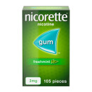  Nicorette Freshmint Chewing Gum 2 mg 105 Pieces 