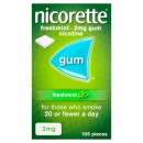  Nicorette Freshmint Gum 2mg 105 Pieces 