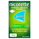 Nicorette Freshmint Gum 2mg 105 Pieces