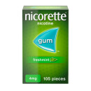 Nicorette Freshmint Chewing Gum 4 mg 105 Pieces