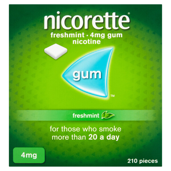 Nicorette Gum 4mg Freshmint