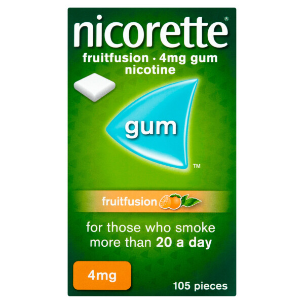 Nicorette Gum 4mg Fruit Fusion