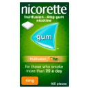  Nicorette Gum Fruit Fusion 4mg 105 Pieces 