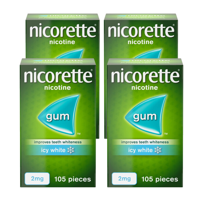 Image of Nicorette Gum 2mg Icy White