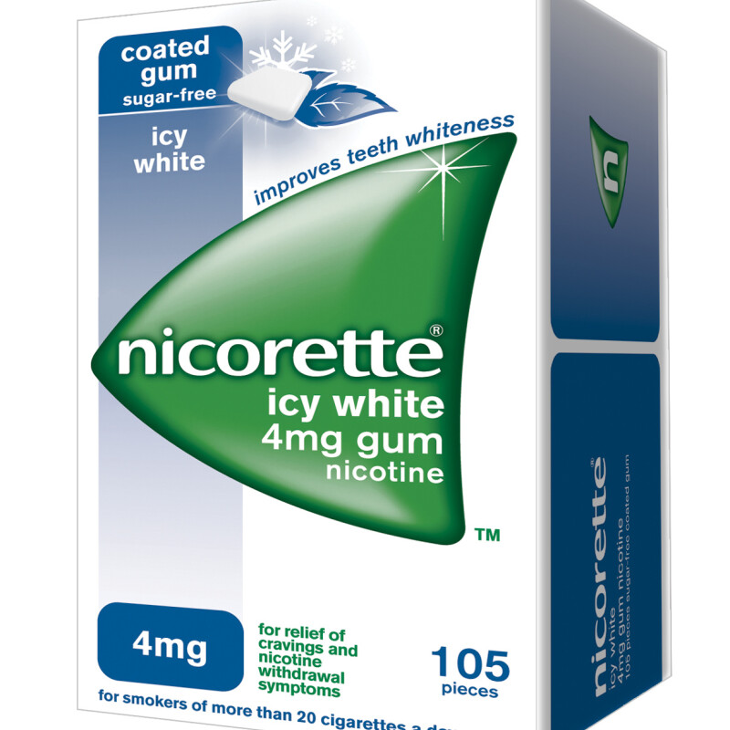 Nicorette Icy White Gum 4mg