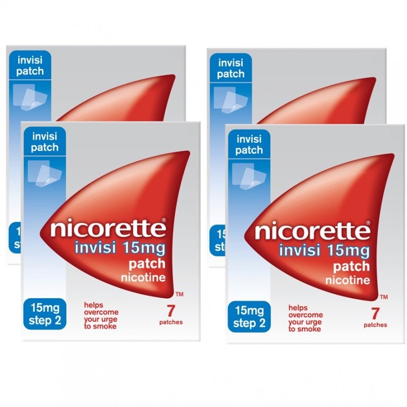 Nicorette Invisi Nicotine Patch 15mg - 28 Patches