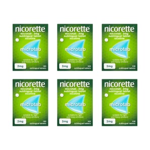  Nicorette Microtab 2mg - 600 Dissolvable Tabs 