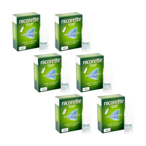  Nicorette Nasal Spray 10ml - 6 Pack 
