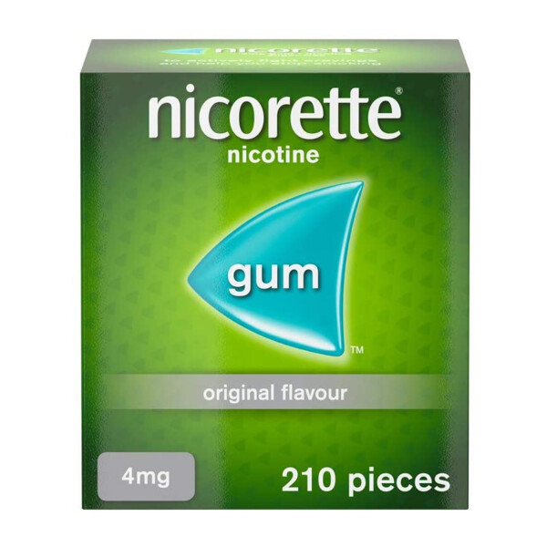Nicorette Original Gum 4mg EXPIRY DATE JULY 2022
