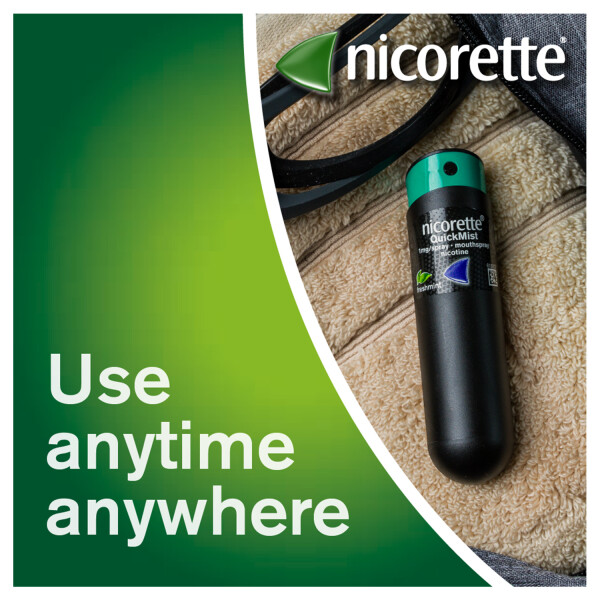 Nicorette QuickMist Freshmint 1mg Mouth Spray EXPIRY MAY 2024