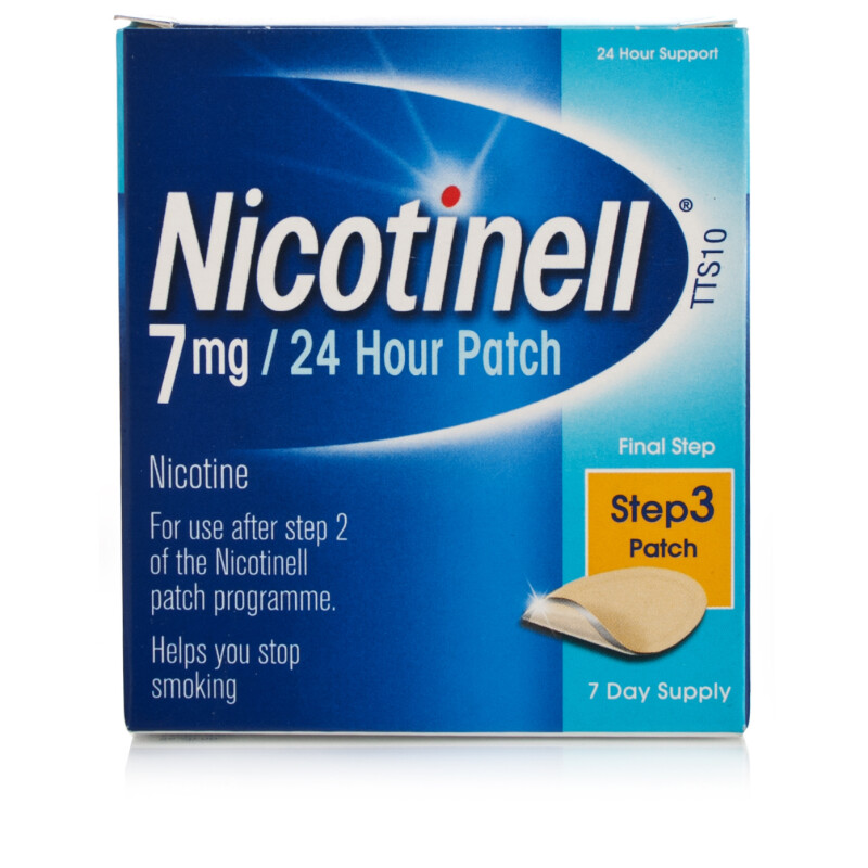 Nicotinell 24 Hour Patches T.T.S10. 7mg Step 3 