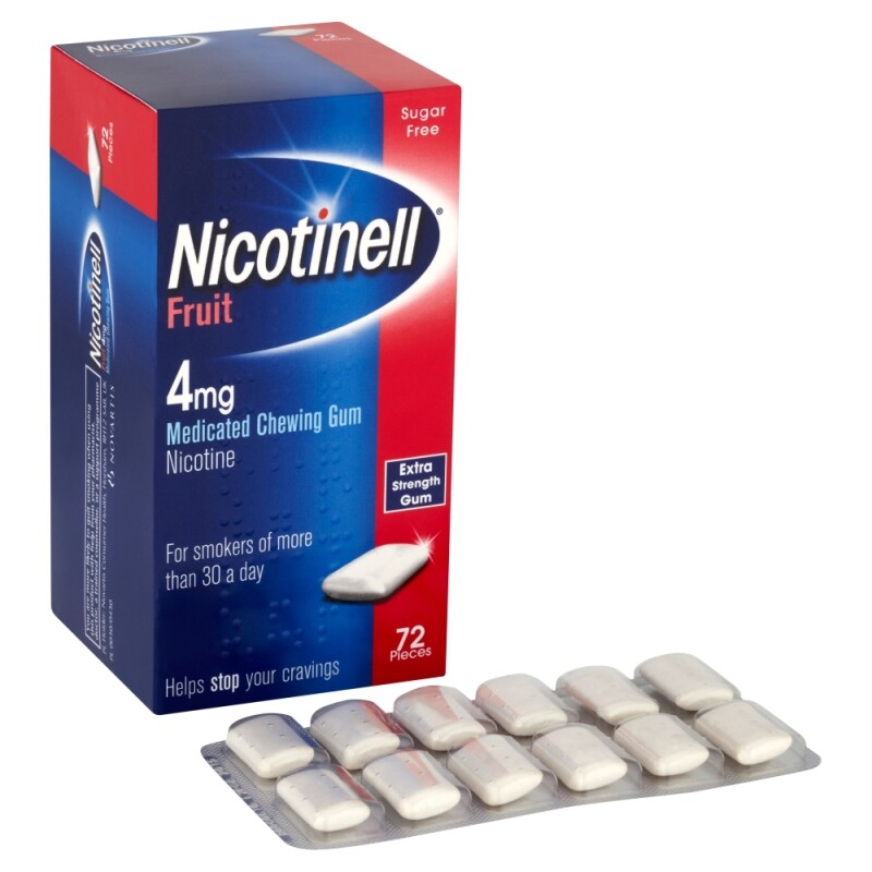 Buy Nicotinell Fruit 4mg Gum | Chemist Direct