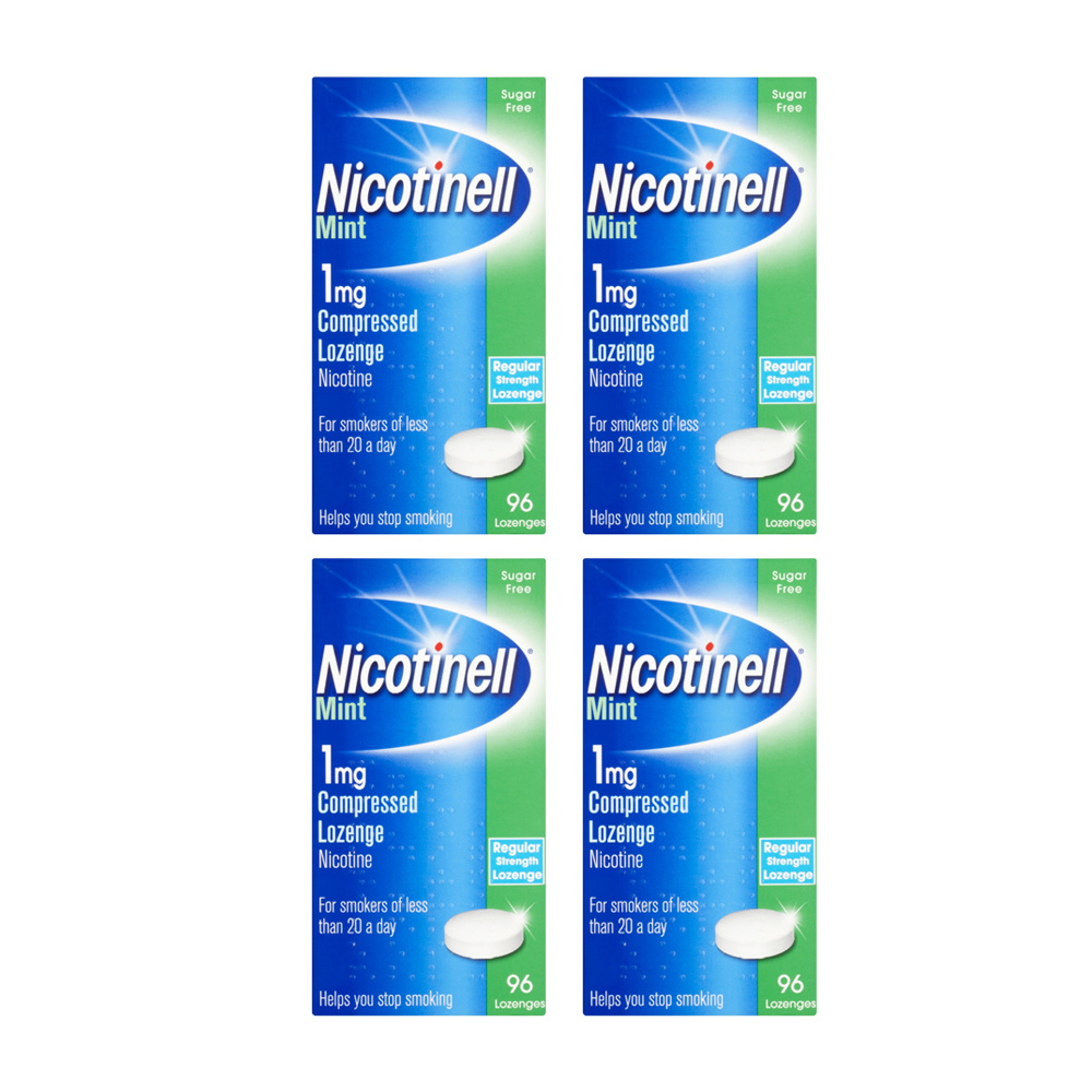Nicotinell  Lozenge  Aid 1 mg Mint 96 Pieces- 384 Lozenges