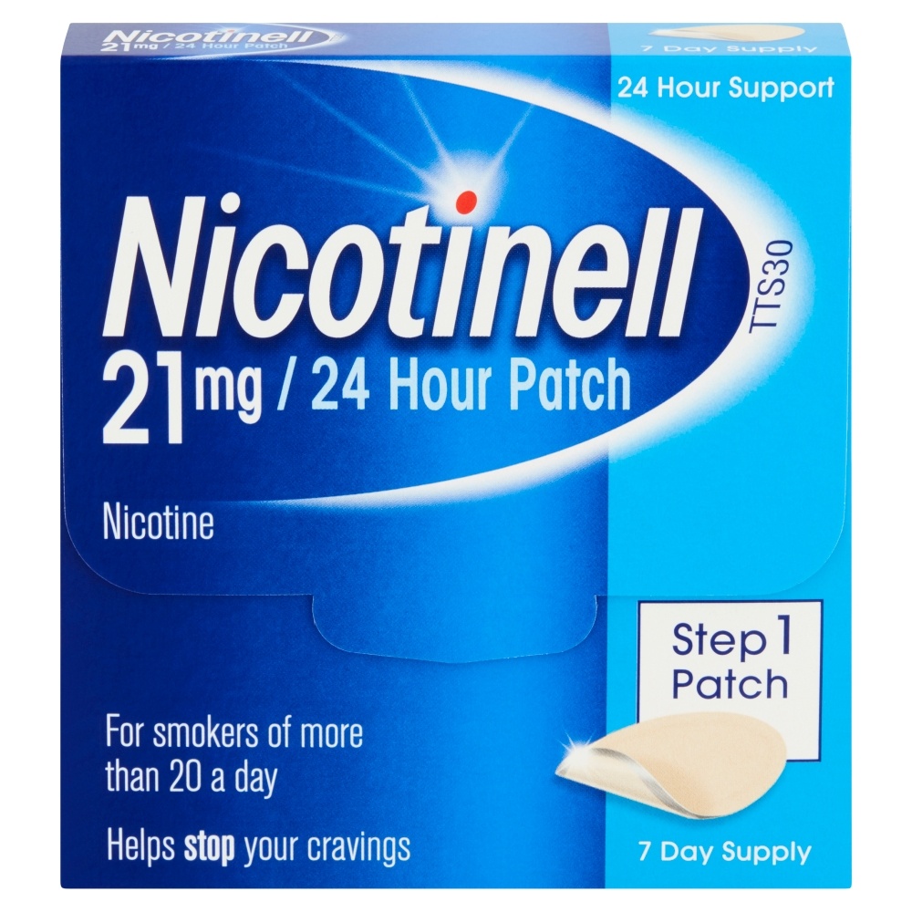 Nicotinell Patch  Aid 21mg24 hour Step 1 x10 7 Patches | x10 Pack
