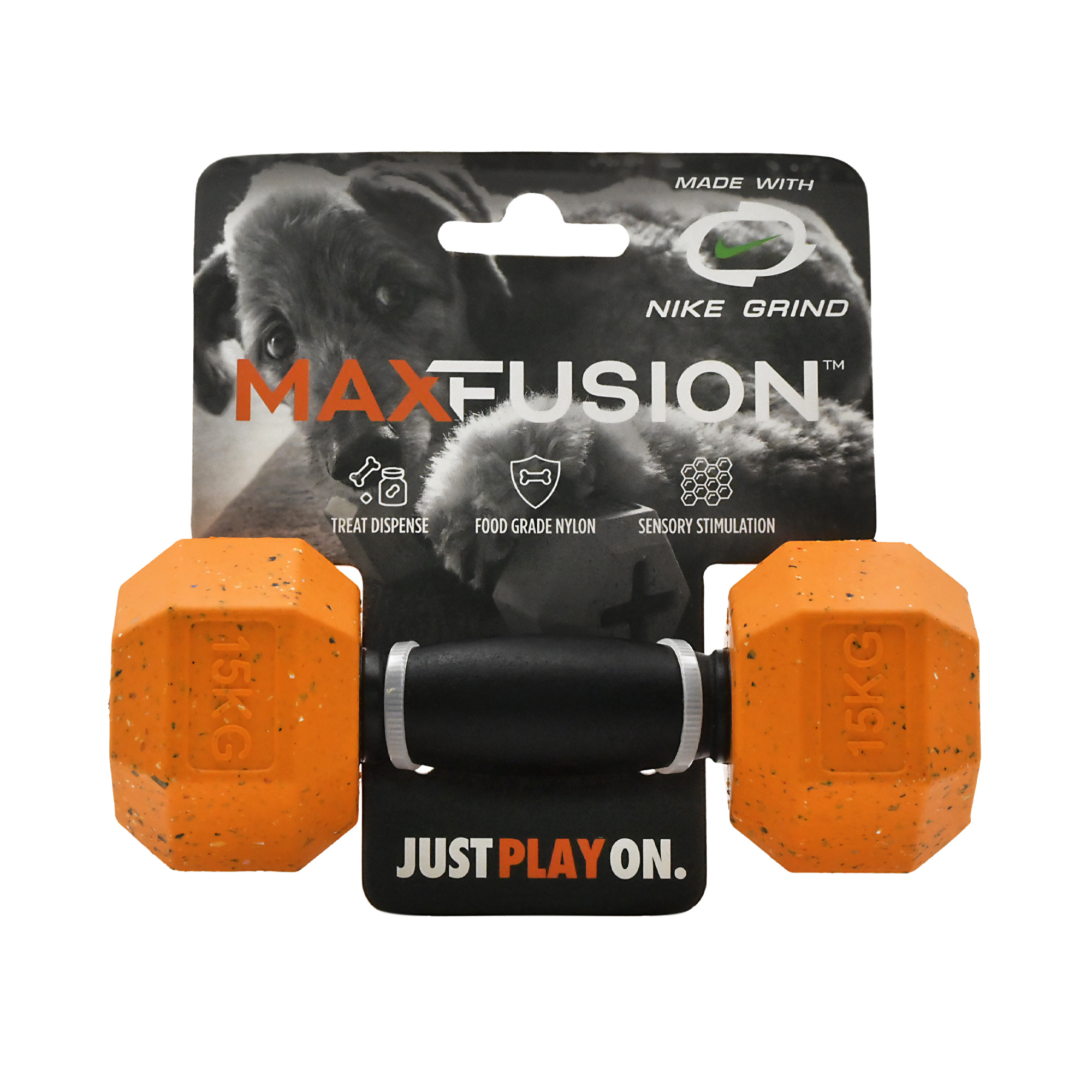 Nike Grind Dumbell Chew Toy & Treat Dispenser Small/Medium