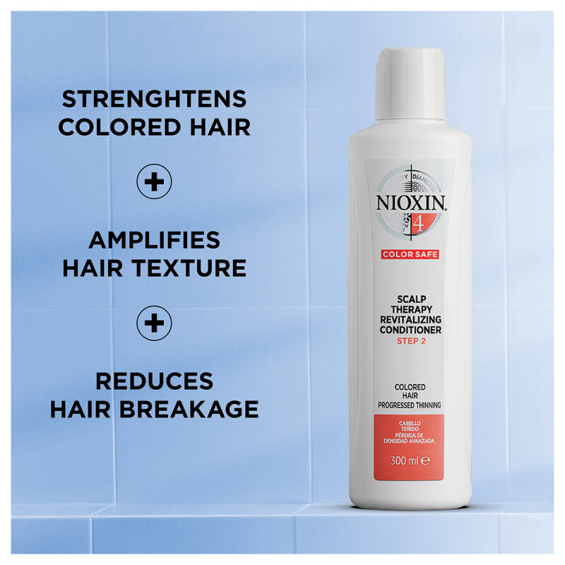 Nioxin 3 Part System 4 Scalp Therapy Revitalising Conditioner for Coloured Hair Progressed Thinning
