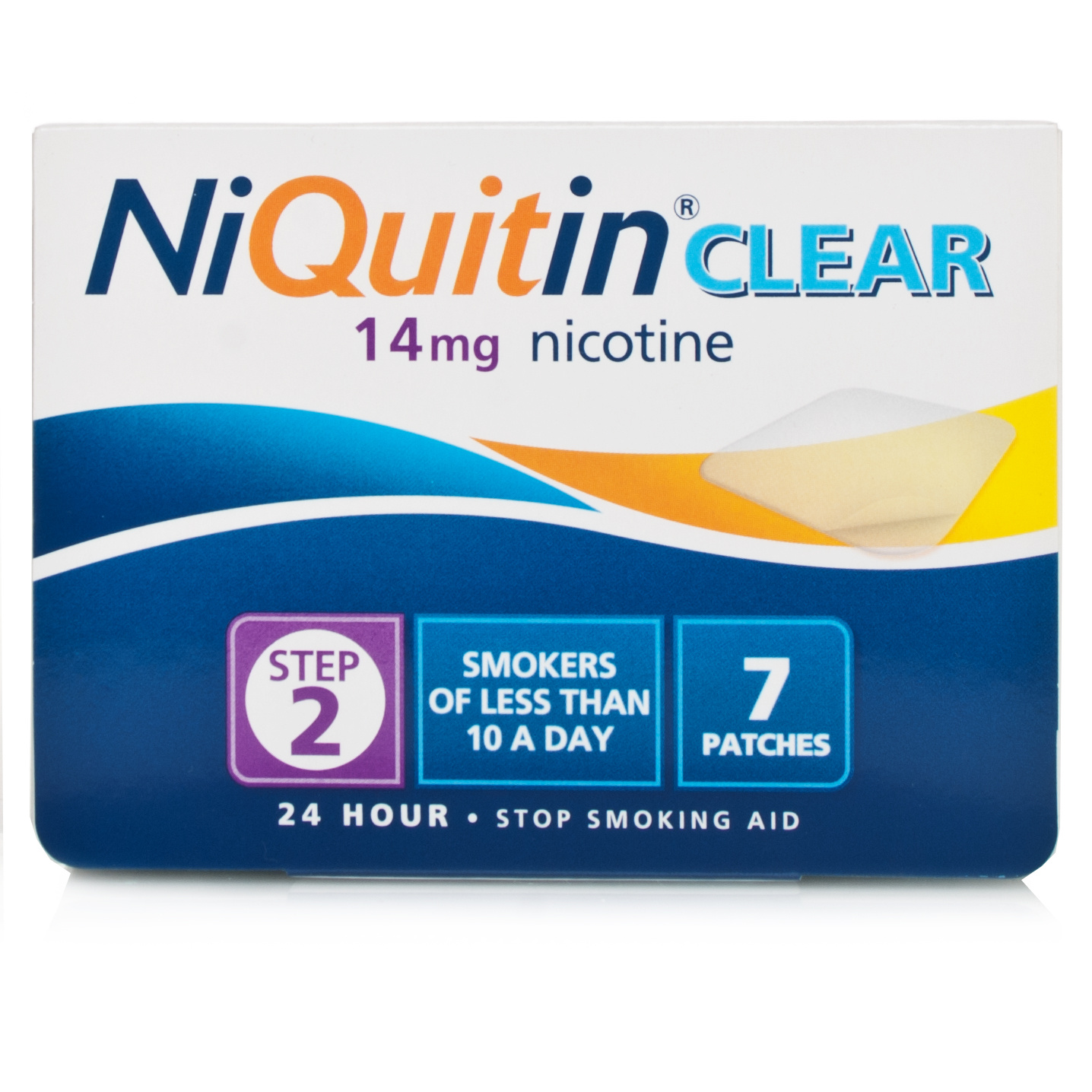 NiQuitin Clear 14mg Patches Step Two