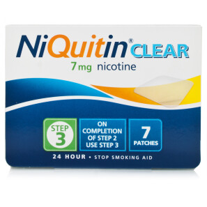 NiQuitin Clear 7mg Patches Step Three 