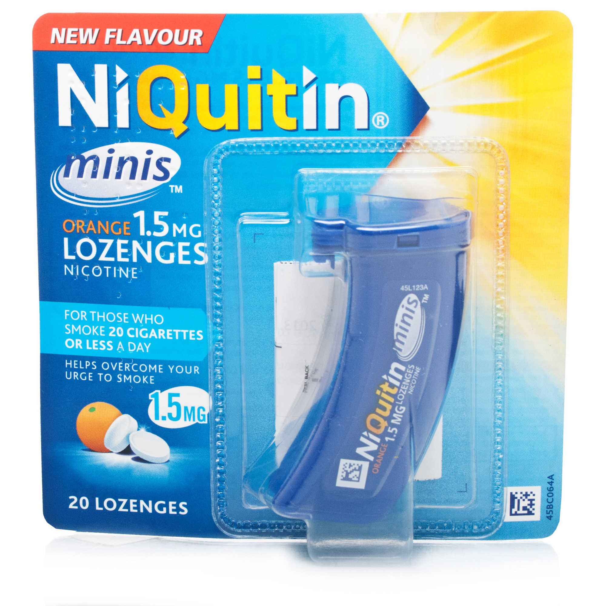 NiQuitin Minis Orange 1.5mg Lozenges 20 | Stop Smoking | Chemist Direct