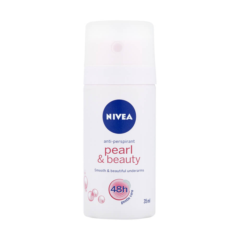 Дезодорант нивея спрей. Nivea Pearl and Beauty антиперспирант. Дезодорант спрей Nivea 35 ml. Дезодорант спрей 35 мл Nivea Travel Size. Дезодорант нивея черный жемчуг.