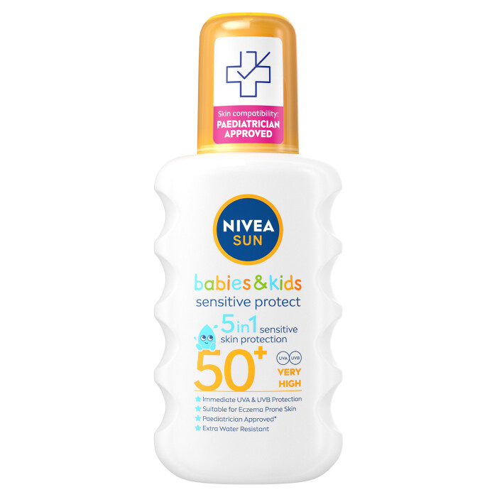 Image of Nivea Sun Babies & Kids Sensitive Protect Spray SPF50+