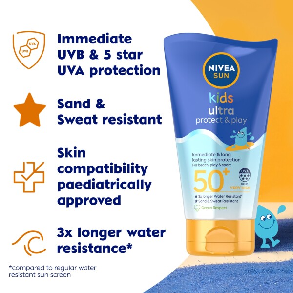 Nivea Sun Kids Ultra Protect & Play Water Resistant SPF50+
