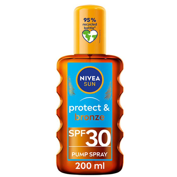 Image of Nivea Sun Protect & Bronze Tan Activating Sun Oil Spray SPF30