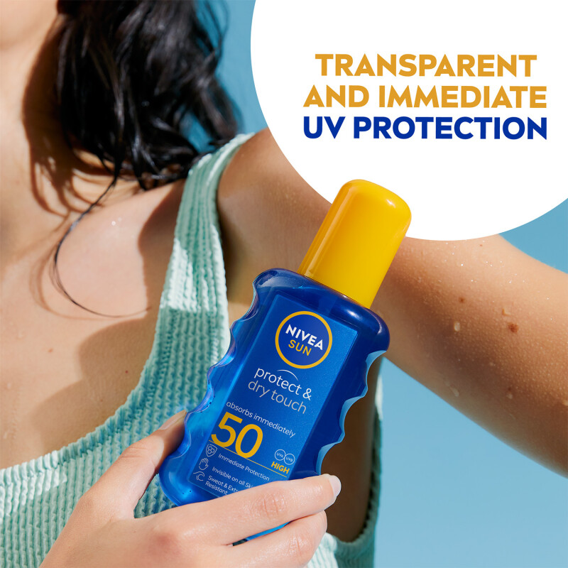 Nivea Sun Protect & Dry Touch Sun Cream Spray SPF50