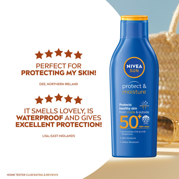 Nivea Sun Protect & Moisture Sun Cream Lotion SPF50+