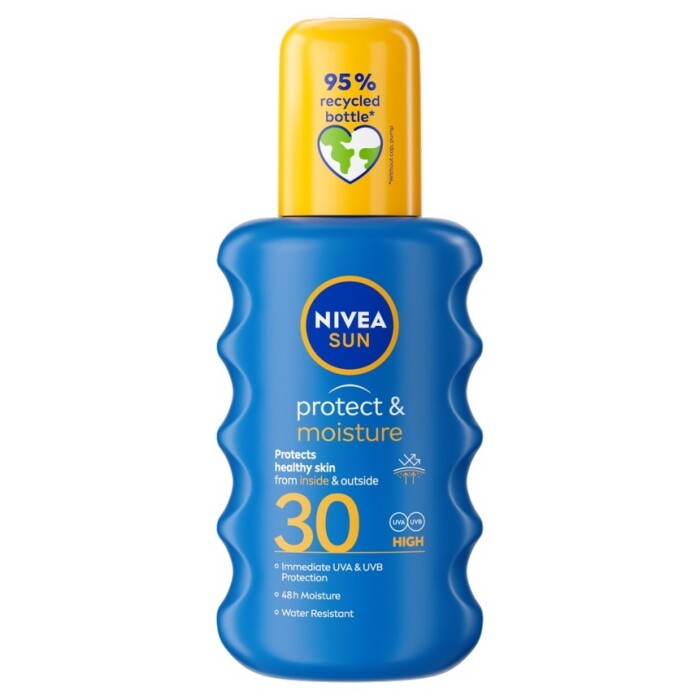 Image of Nivea Sun Protect & Moisture Sun Cream Spray SPF30