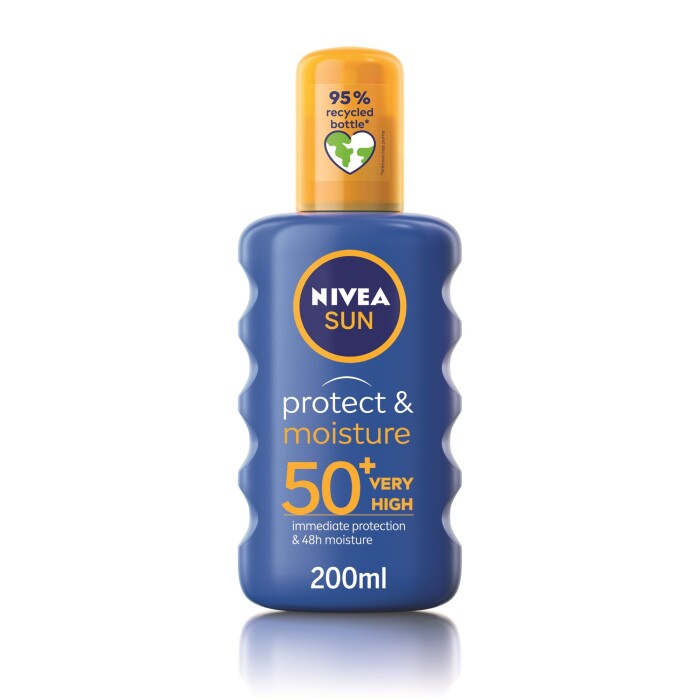 Image of Nivea Sun Protect & Moisture Sun Cream Spray SPF50+