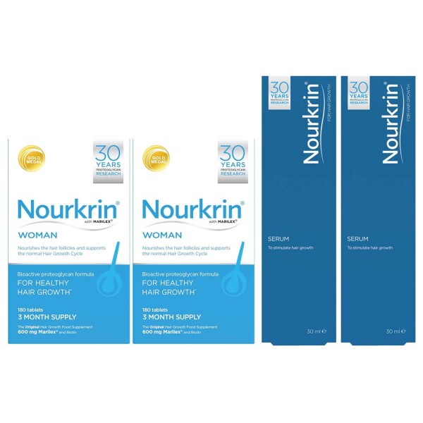 Nourkrin Woman 6 Month with 2 Free Serum