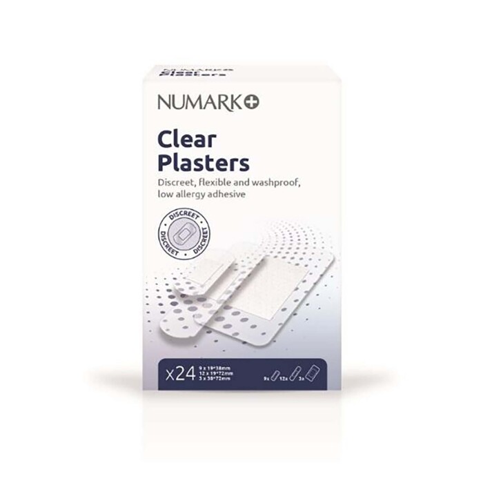 Image of Numark Clear Plasters Assorted Sizes