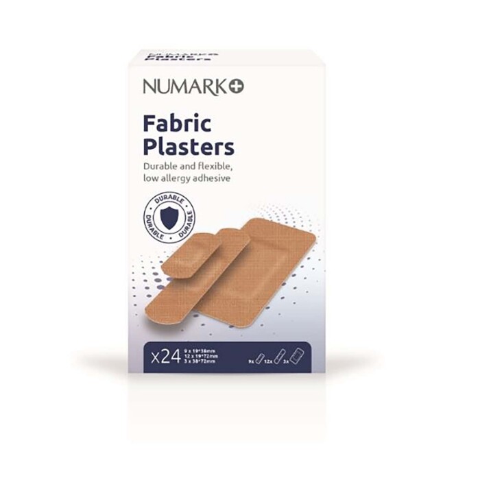 Image of Numark Fabric Plasters Assorted Sizes