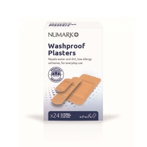 Numark Washproof Plasters Assorted Sizes