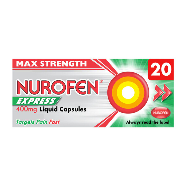 Nurofen Express 400mg Liquid Capsules
