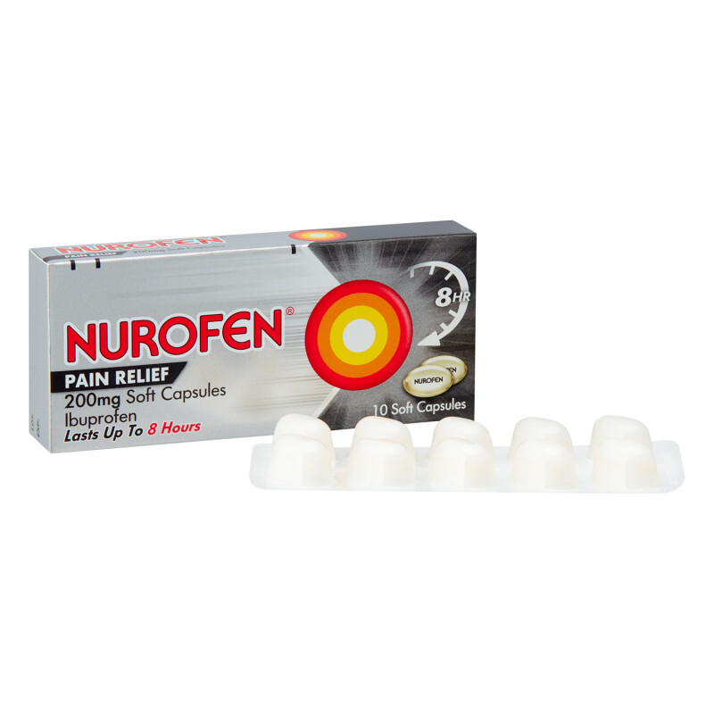 Nurofen Pain Relief 200mg Soft Capsules