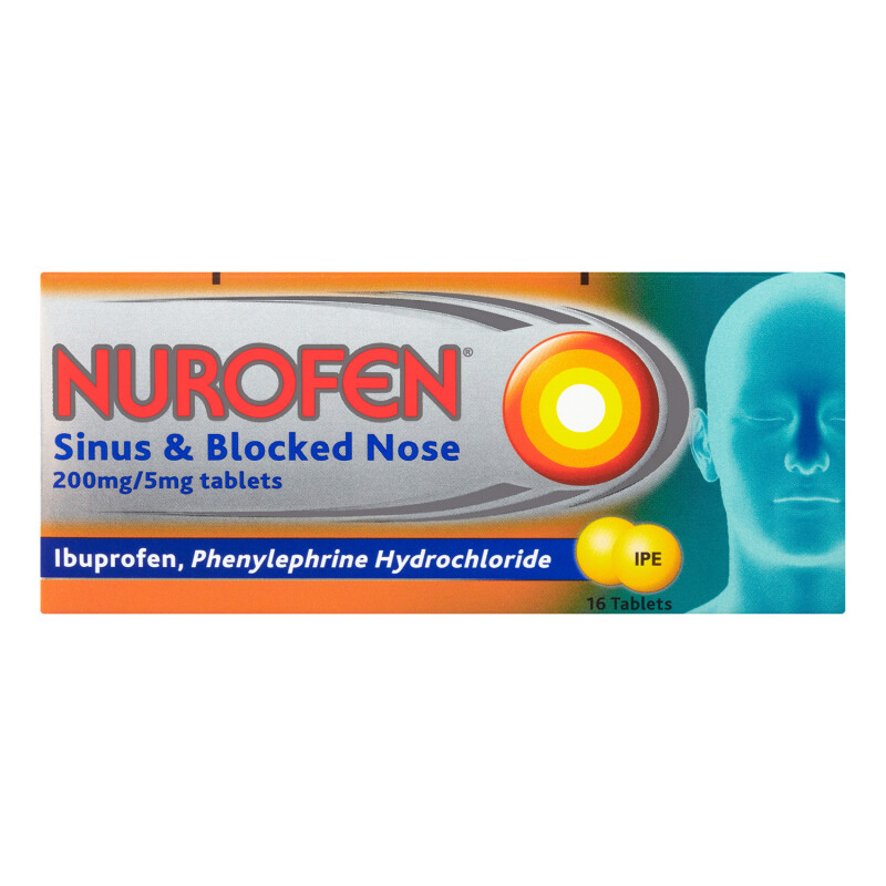 Nurofen Sinus 200mg/5mg Pain & Blocked Nose