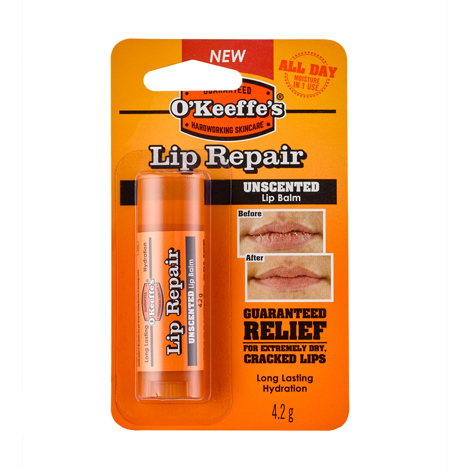 O'Keeffe's Lip Repair Unscented Balm