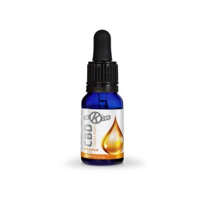 OK CBD Organic Oil Orange Tongue Drops 400mg