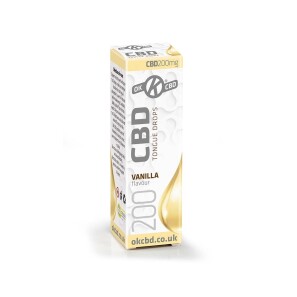 OK CBD Organic Oil Vanilla Tongue Drops 200mg