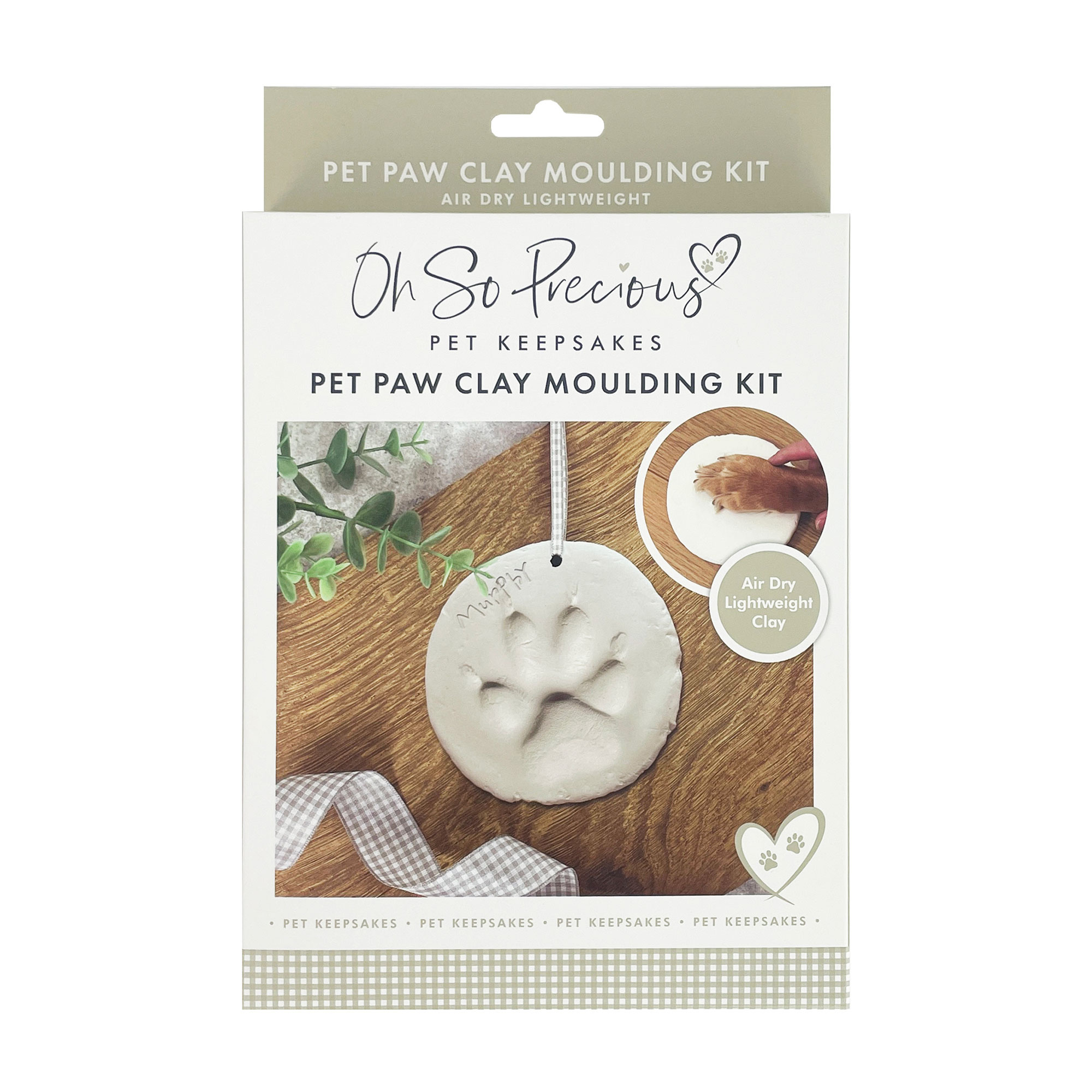Oh So Precious Clay Pet Paw Impression Moulding Kit