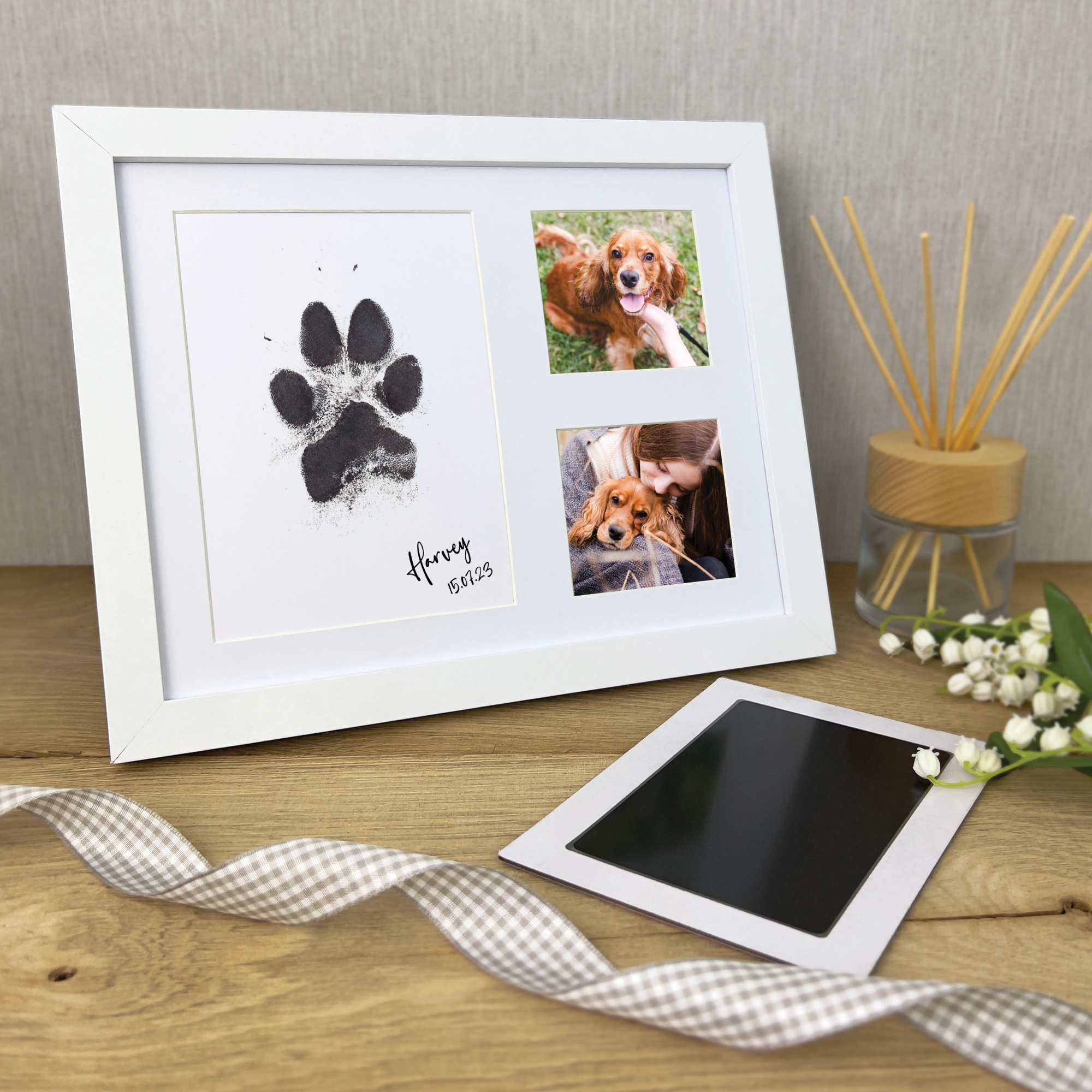 Oh So Precious Paw Print Ink Pad & Photo Frame
