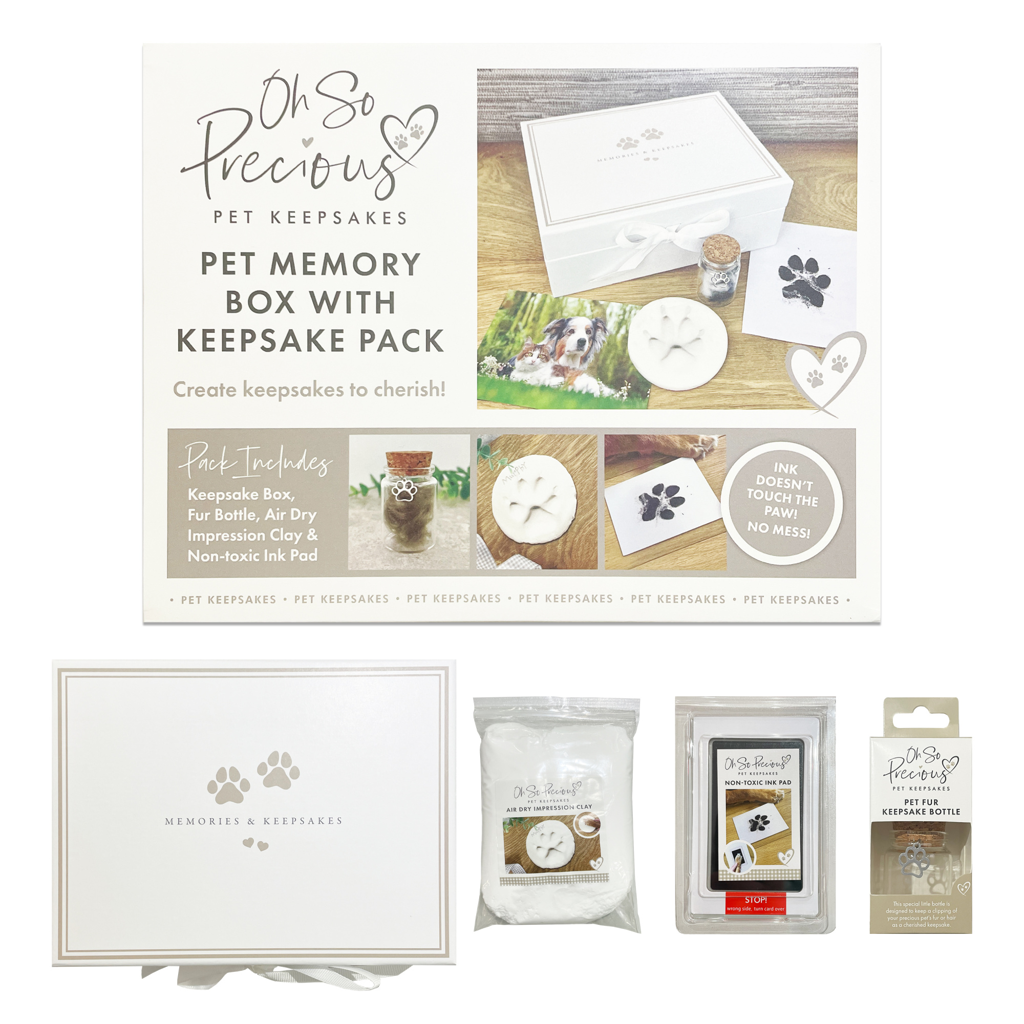 Oh So Precious Pet Memory Box with Keepsake Box